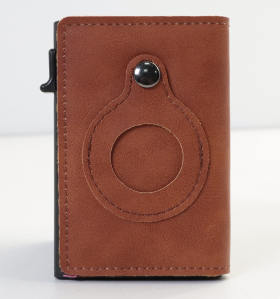 AirTag Anti Theft Rfid Leather Card Holder Wallet