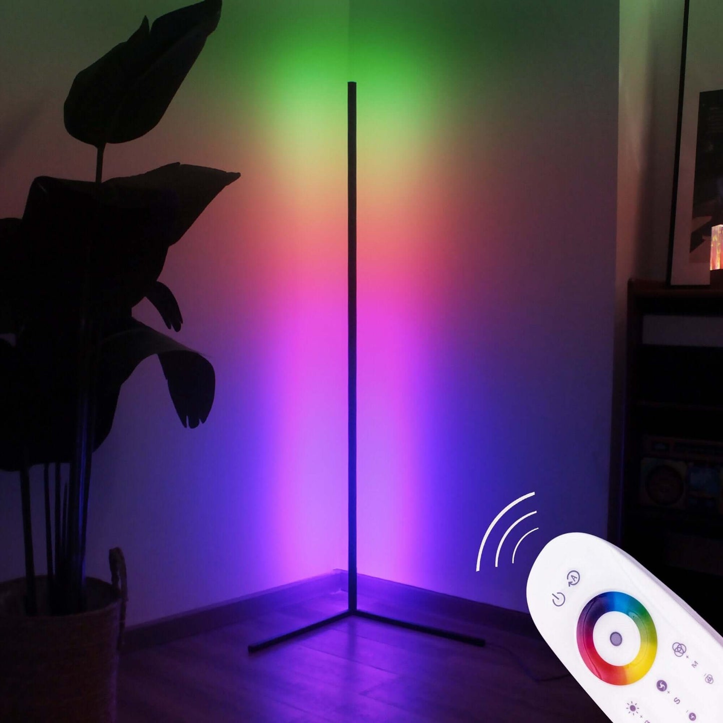 2x RGB Minimalist Corner Floor LED Lamp *Limited Stock* - EGGBOX TECH