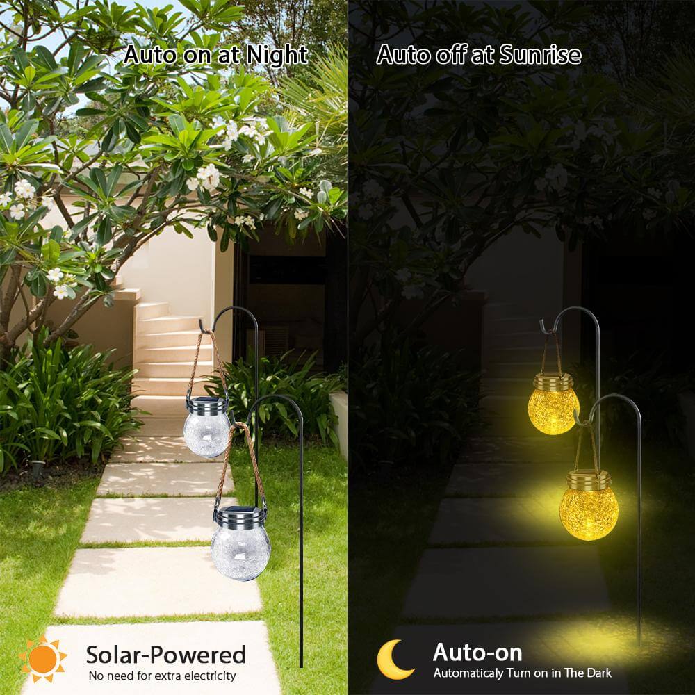 Solar Honey Jar Lamp Outdoor Home Decor - EGGBOX TECH