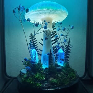 Fantasy Fairy Glowing Tinkerbell Mushroom Lamp - EGGBOX TECH