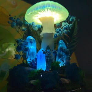 Fantasy Fairy Glowing Tinkerbell Mushroom Lamp - EGGBOX TECH