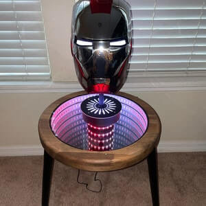 İnfinity Mirror LED Coffee Table x Music Sync, Sound Reactive - EGGBOX TECH