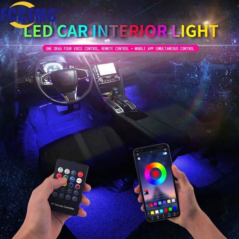 RGB Car Interior Sound Reactive LED Ambient Light - EGGBOX TECH