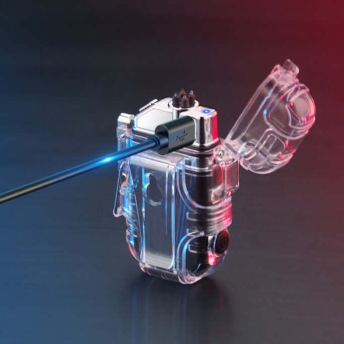 Electric Water-Windproof Lighter With Torch (USB Rechargeable) - EGGBOX TECH