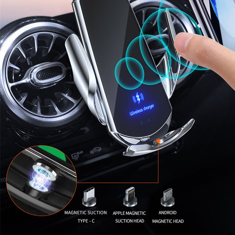 Wireless Smart Sensor Car Charger & Phone Mount - EGGBOX TECH