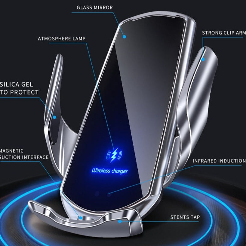 Wireless Smart Sensor Car Charger & Phone Mount - EGGBOX TECH