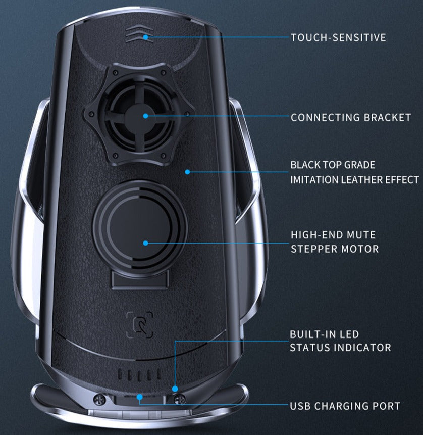Wireless Smart Sensor Car Charger & Phone Mount - EGGBOX TECH