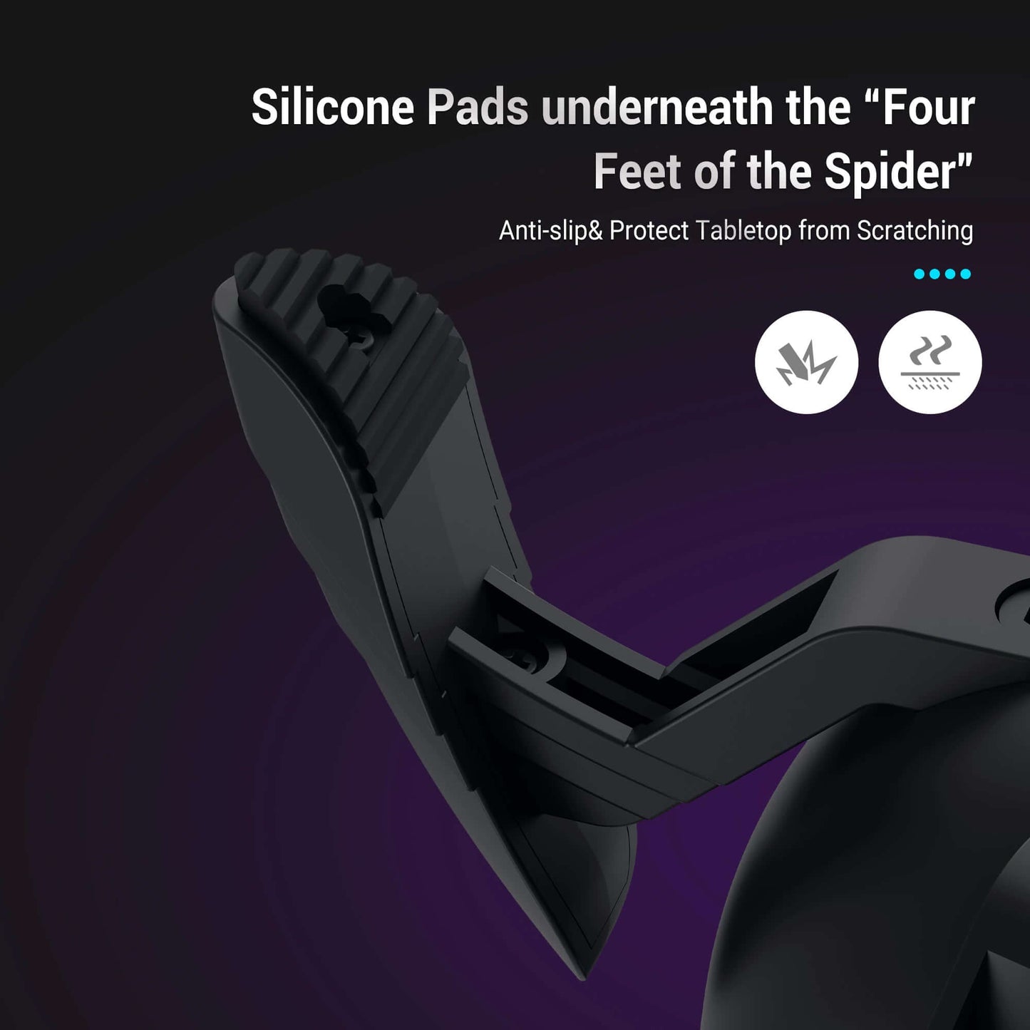 Esports Spider Gaming Mouse Bungee With 2 USB 2.0 port & 1 Type-C port - EGGBOX TECH