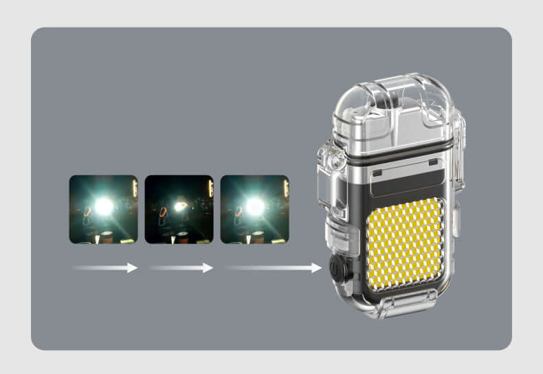 Electric Water-Windproof Lighter With Torch (USB Rechargeable) - EGGBOX TECH