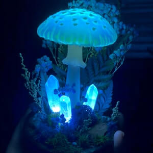Fantasy Fairy Glowing Tinkerbell Mushroom Lamp - EGGBOX TECH