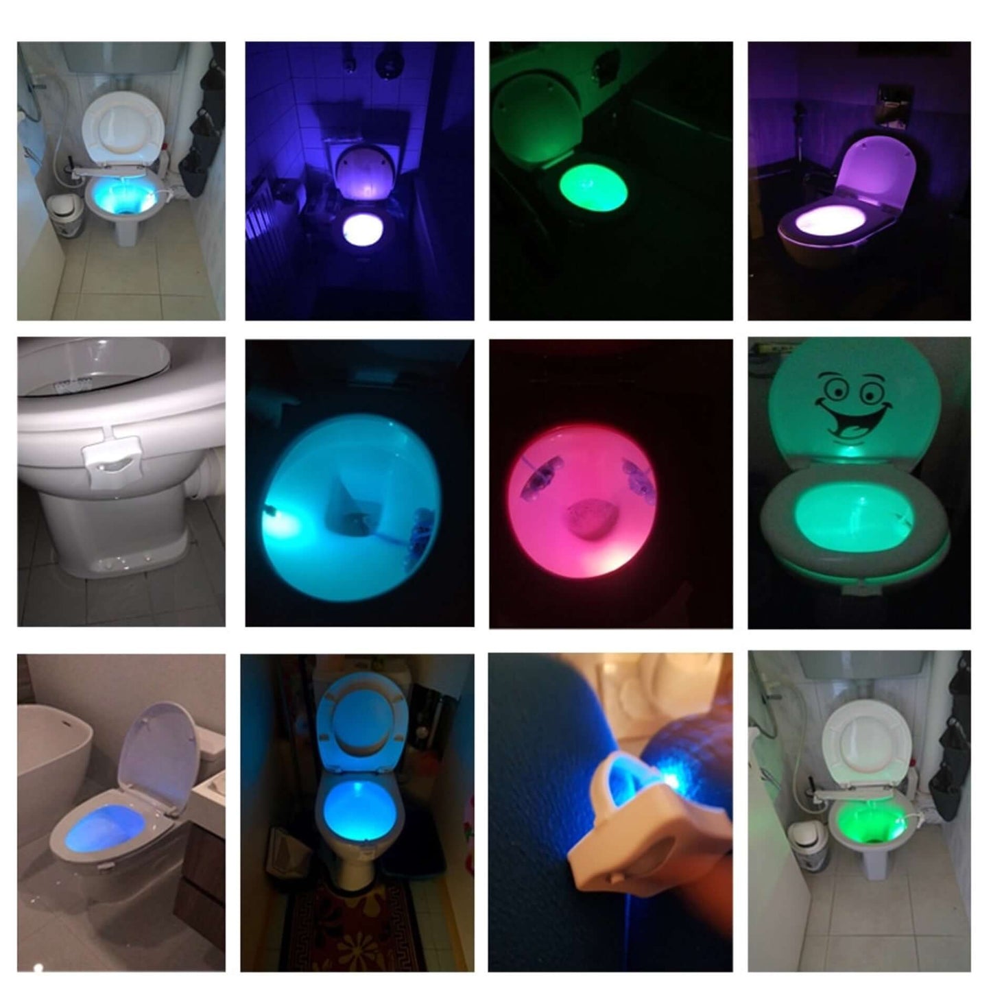 Light Up Your Bowl : Motion Sensor LED Toilet Night Lights - EGGBOX TECH