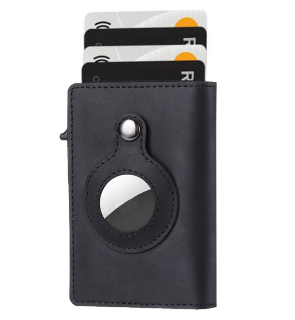 AirTag Anti Theft Rfid Leather Card Holder Wallet