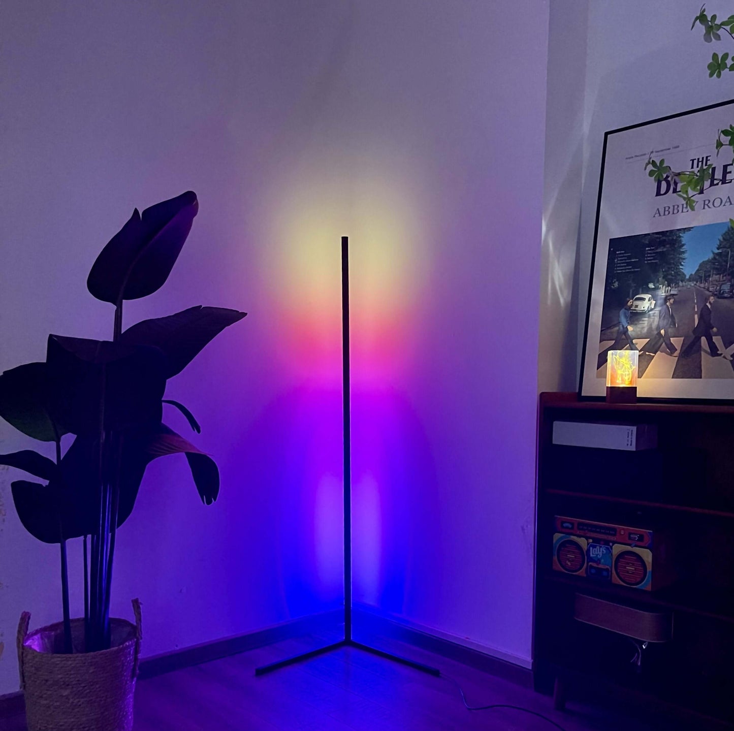 2x RGB Minimalist Corner Floor LED Lamp *Limited Stock* - EGGBOX TECH