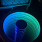İnfinity Mirror LED Coffee Table x Music Sync, Sound Reactive - EGGBOX TECH