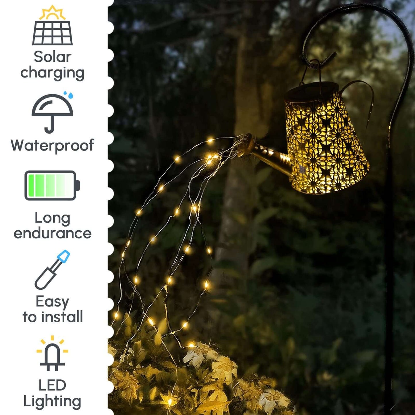 Solar Charging Eco-Friendly LED Outdoor Lamp Home Decor - EGGBOX TECH