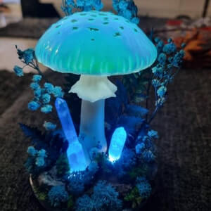 Fantasy Fairy Glowing Tinkerbell Mushroom Lamp - EGGBOX TECH
